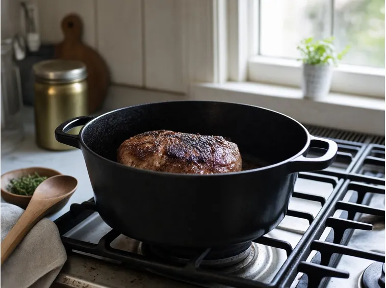 Una casseruola adatta per il brasato