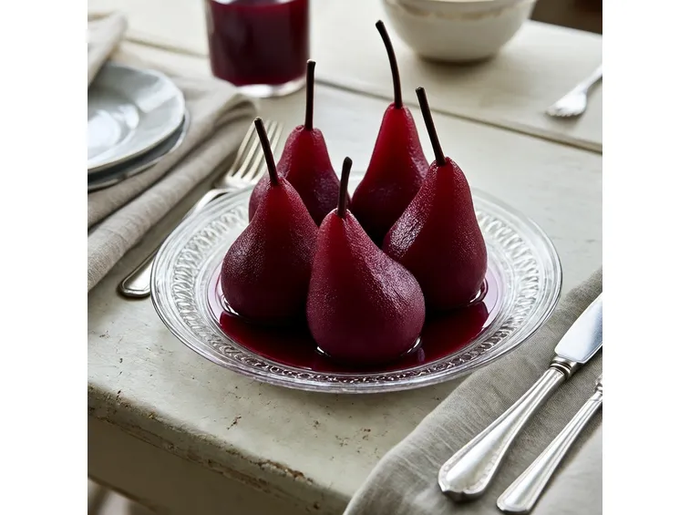 pere al vino rosso