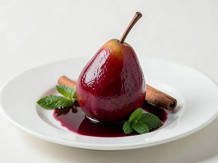 pere al vino rosso