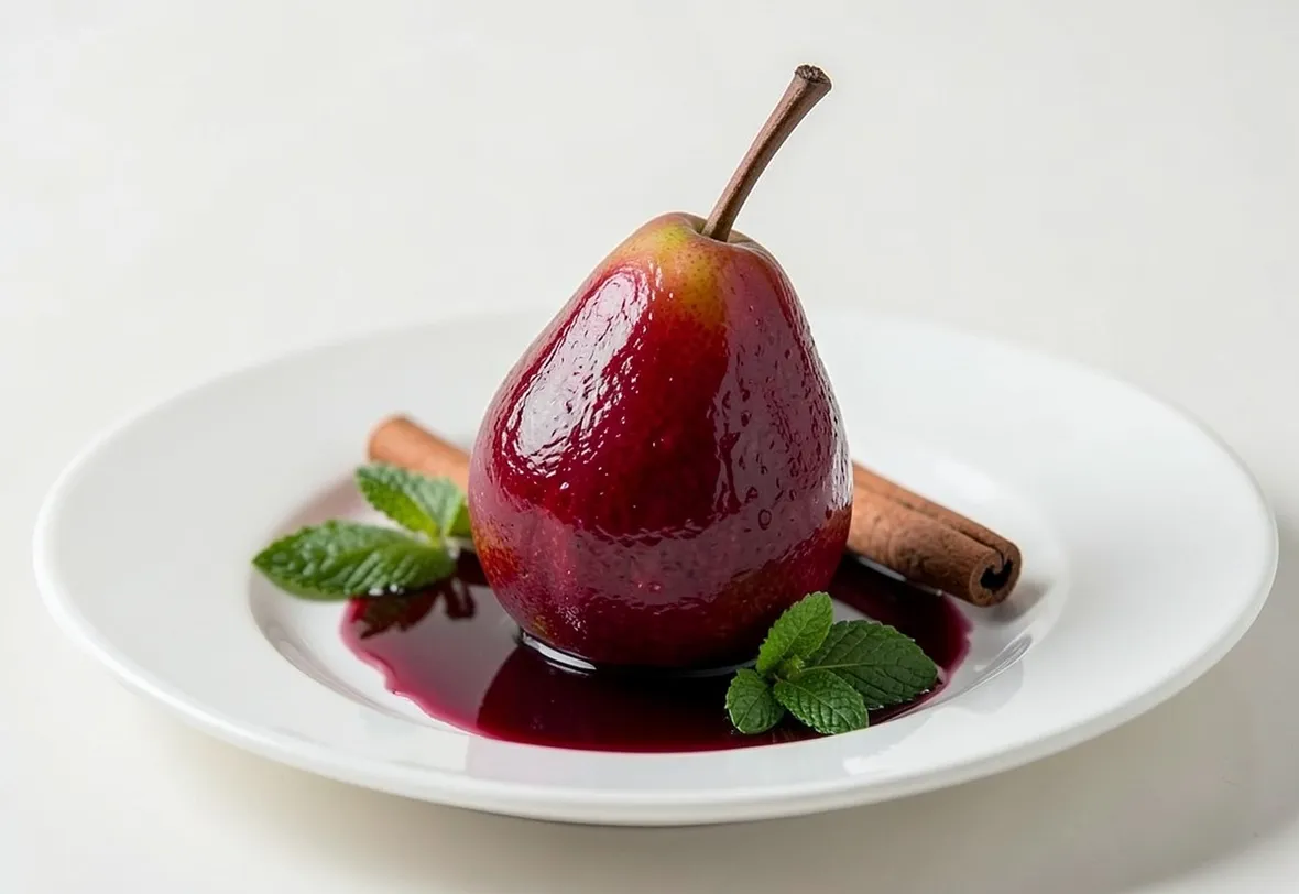 pere al vino rosso