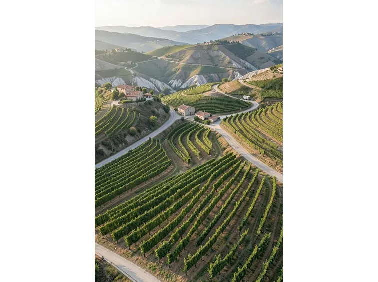 I vigneti visti dall'alto