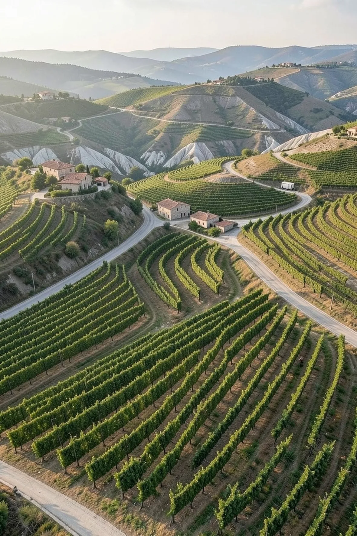 I vigneti visti dall'alto