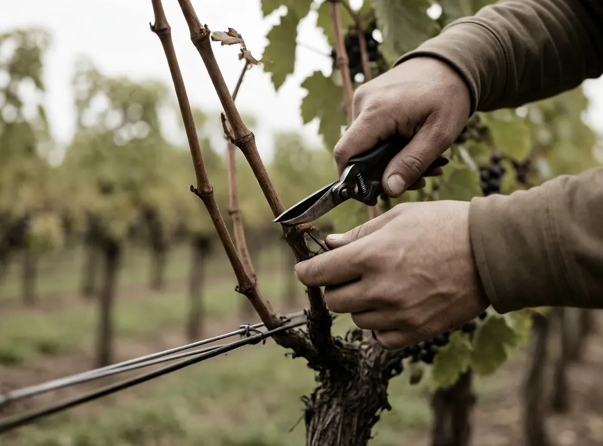 Potatura uva da tavola
