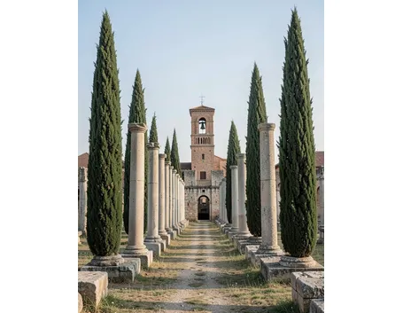 Uno scorcio della zona