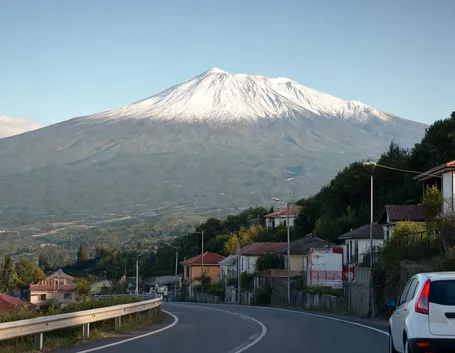 Il panorama dell'Etna