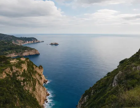 Il panorama nei dintorni di Porto Ercole
