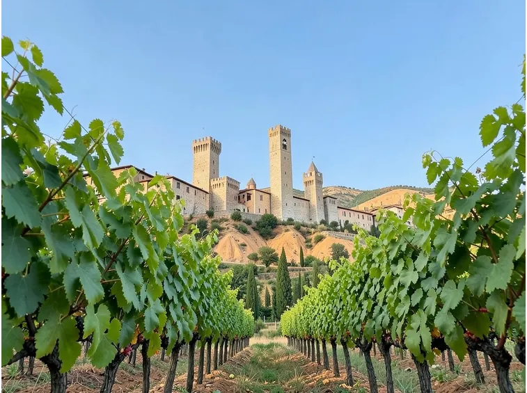 Il Panorama di San Gimignano e i suoi vigneti