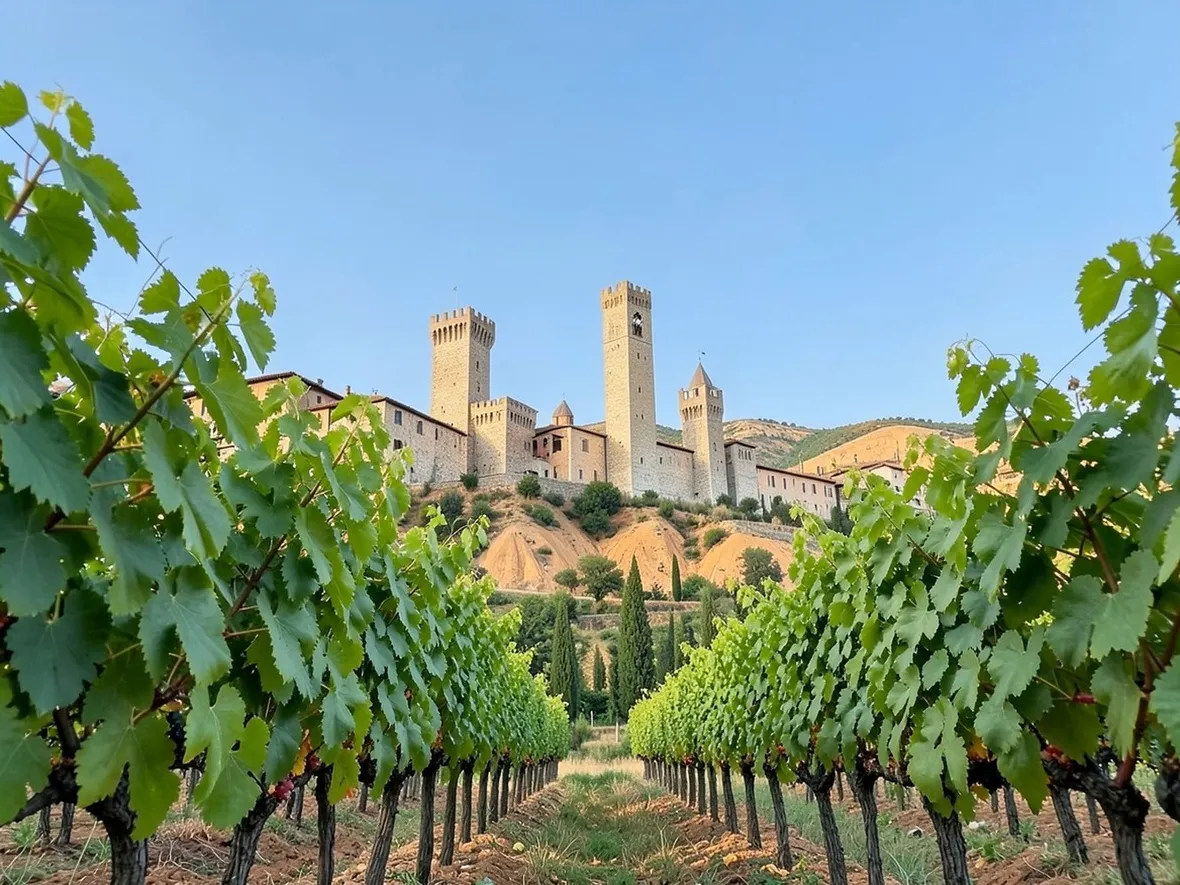 Il Panorama di San Gimignano e i suoi vigneti