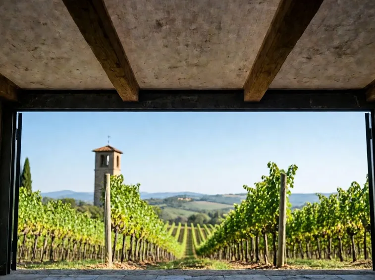 Vigneti nei Colli del Trasimeno