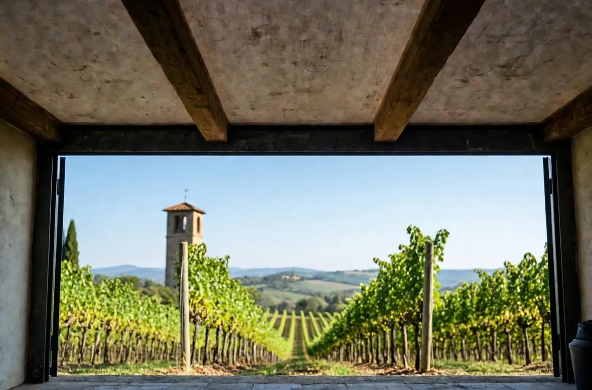 Vigneti nei Colli del Trasimeno