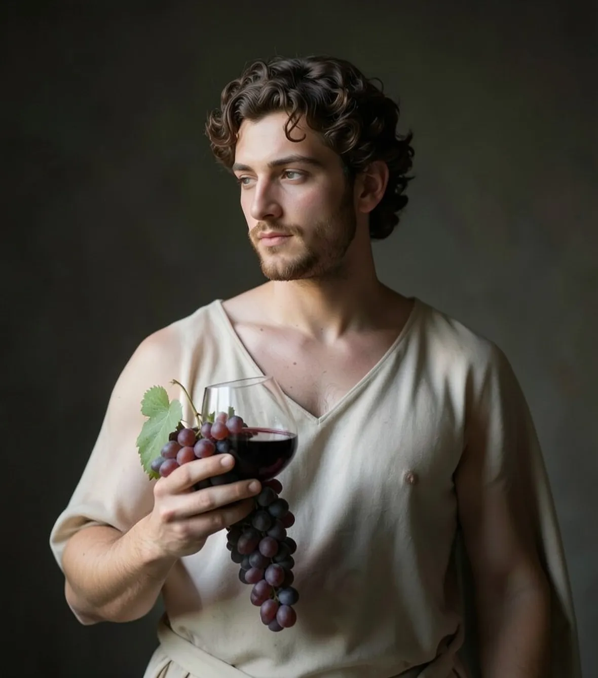 Il dio Bacco visto dal Caravaggio