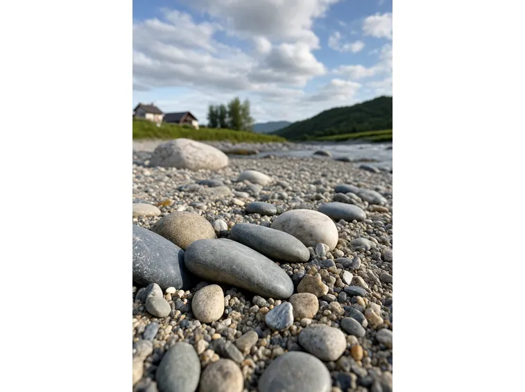 Il terreno ghiaioso del Piave
